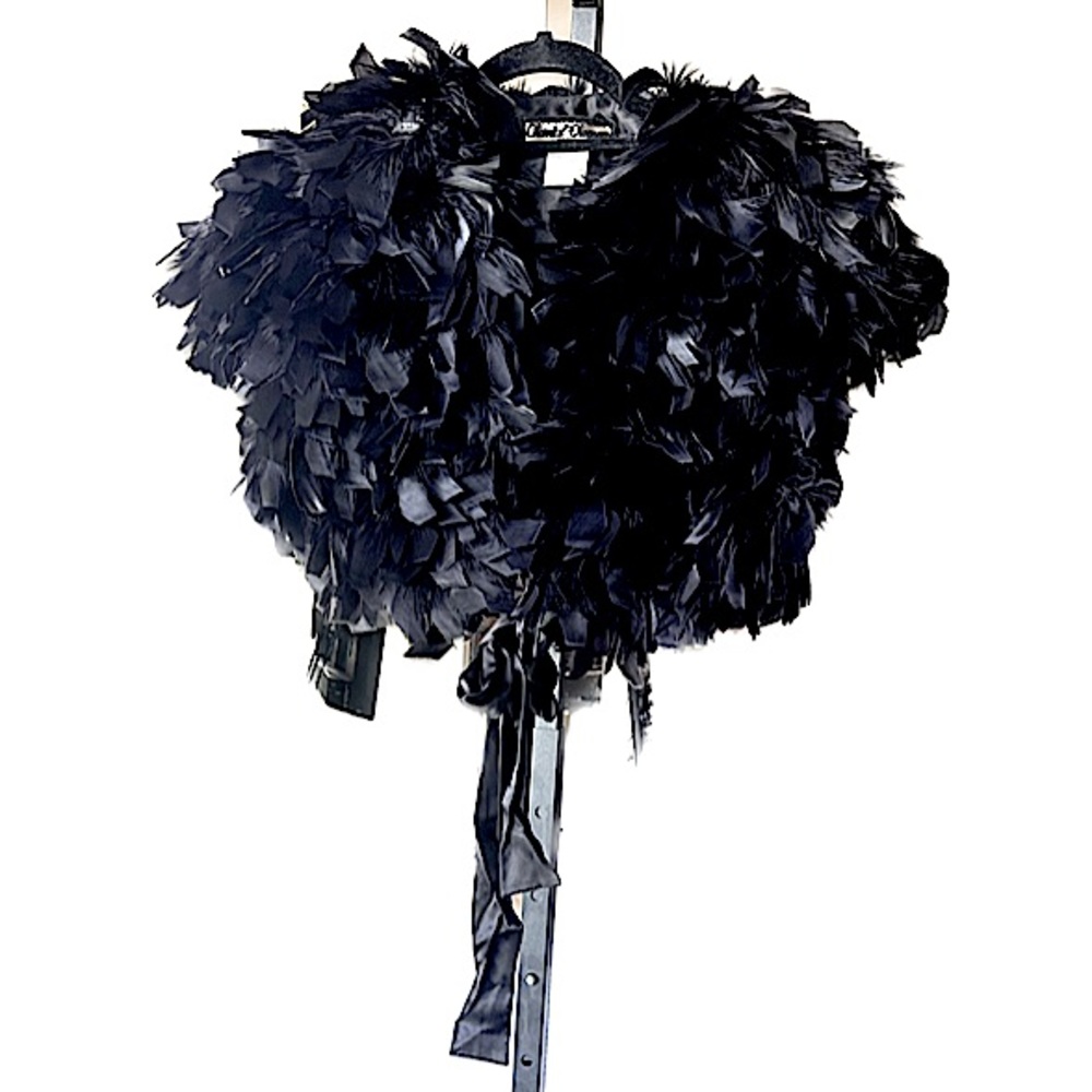 Bolero - By Chantal Thomas - Made in France 100%real feather with silk lining